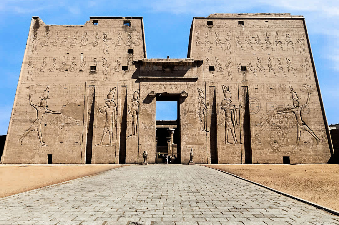 Temple of Edfu. Temple of the Creator: ‘He who is Great of Arm’, the God of the Temple